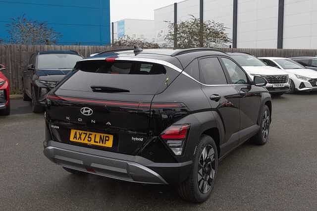 Hyundai KONA 1.6 Hybrid 129 Ultimate 5dr DCT Abyss Black