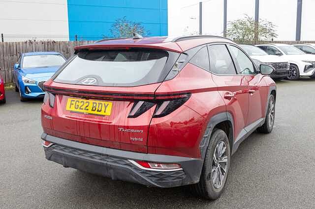 Hyundai TUCSON 1.6 TGDi Hybrid 230 SE Connect 5dr 2WD Auto Sunset Red